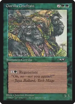 Gorilla Chieftain (2 Gorillas) Alliances MTG - Image 1
