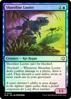 MTG-Shoreline Looter Bloomburrow(NM-FOIL)#70 - Image 1