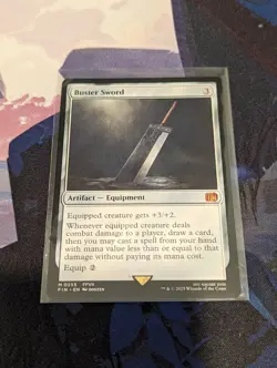 Buster Sword #255 Unplayed NM MTG Final Fantasy - Image 1