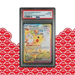 2024 Pokemon SSP En-Surging Sparks Special Illustration Rare Pikachu EX PSA 10 - Image 1