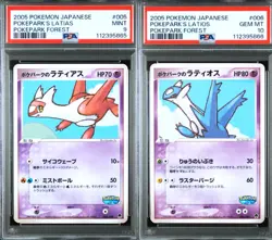 PSA 10 9 Latias 005/009 Latios 006/009 Pokepark Promo Pokemon Card Japanese - Image 1