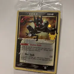 SWIRLED Pokemon Greninja Gold Star Promo SWSH144 Celebrations ETB Promo Sealed  - Image 5