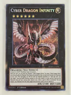 Cyber Dragon Infinity BOSH-EN094 PSA 9 MINT Secret Rare Yugioh 1st Edition *6969 - Image 2