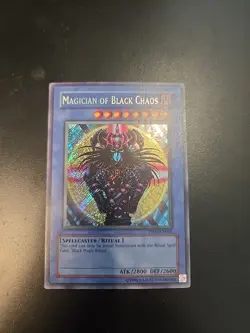 Magician of Black Chaos PP01-EN001 Yu-Gi-Oh! Yugioh Card Secret Rare LP - Image 1