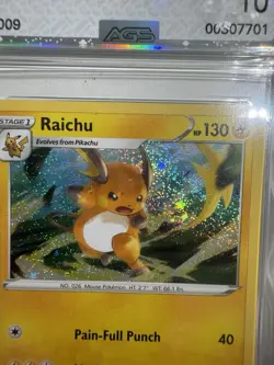⚡⚡ AGS 10 LEGENDARY Raichu CLL Classic Collection 009/032 Holo Pokemon Card Eng - Image 2