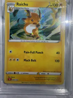 ⚡⚡ AGS 10 LEGENDARY Raichu CLL Classic Collection 009/032 Holo Pokemon Card Eng - Image 4