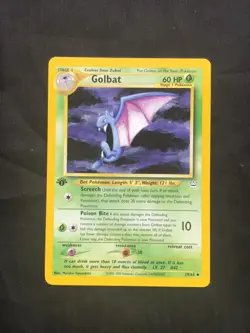 Pokemon Cards: Neo Revelation 1st Edition Uncommon: Golbat 29/64 - Image 1