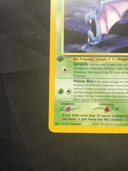 Pokemon Cards: Neo Revelation 1st Edition Uncommon: Golbat 29/64 - Image 5