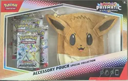 Pokemon TCG Prismatic Evolutions Accessory Pouch Special Collection Box Sealed - Image 1