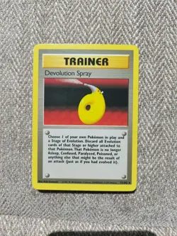 Pokémon TCG Devolution Spray Base Set Trainer Card 72/102 Regular Rare - Image 7