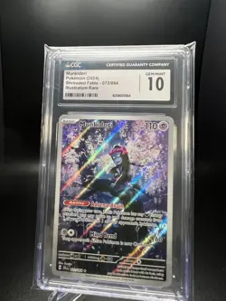 2024 Pokemon Munkidori 072/064 CGC 10 Gem Mint FA Illustration Shrouded Fable - Image 1