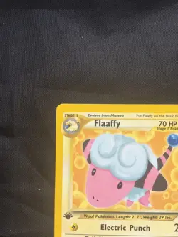 Pokemon Cards: Neo Revelation 1st Edition Uncommon: Flaaffy 28/64 - Image 2