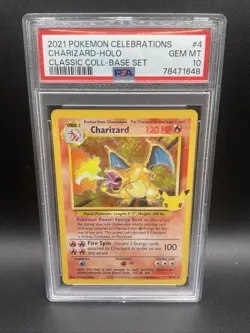 Charizard Classic Collection 4/102 PSA 10 GEM MINT (Pokemon Celebrations 2021) - Image 3