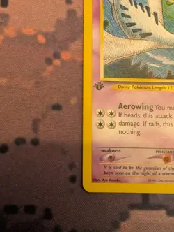 2001 Pokemon Neo Revelation Lugia 1st Edition #20 NM #20 - Image 4