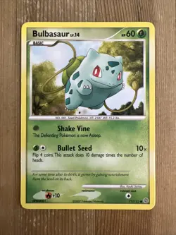 Pokémon TCG Bulbasaur Secret Wonders 77/132 Regular Common LP/MP - Image 3
