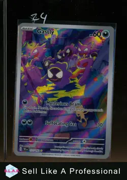 GASTLY POKÉMON 177/162 2024 TEF ENGLISH ILLUSTRATION RARE - Image 1