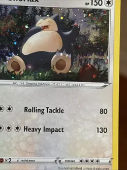 Bleed Error SWIRL Snorlax 140/202 - SWSH Promo Cosmos Holo Pokemon TCG NM - Image 10
