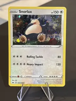 Bleed Error SWIRL Snorlax 140/202 - SWSH Promo Cosmos Holo Pokemon TCG NM - Image 6