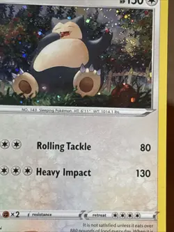 Bleed Error SWIRL Snorlax 140/202 - SWSH Promo Cosmos Holo Pokemon TCG NM - Image 9