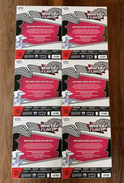 Pokemon TCG: White Flare Binder Collection Case (Lot of 6) - Image 7