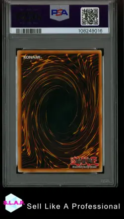 SERPENT NIGHT DRAGON SRL-GERMAN YU-GI-OH! SPELL RULER 2003 G130 PSA 8 - Image 2