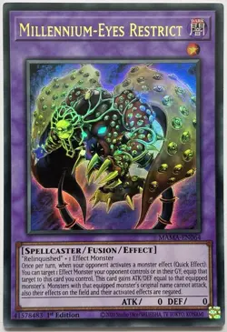 MAMA-EN064 Millennium-Eyes Restrict - Ultra Rare 1st Edition Near Mint YuGiOh - Image 2