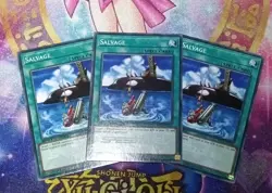 Yu-gi-oh! TCG 3x Salvage SBC1-ENC12 x3 COMMON YUGIOH! NM - Image 1
