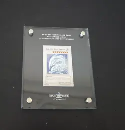 PLATINUM BLUE-EYES WHITE DRAGON YU-GI-OH! 2020 MASTERPIECE SERIES - Image 1