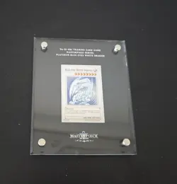 PLATINUM BLUE-EYES WHITE DRAGON YU-GI-OH! 2020 MASTERPIECE SERIES - Image 7