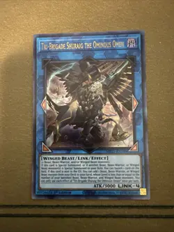 1x Yu-Gi-Oh! Tri-Brigade Shuraig The Ominous Omen - MP21-EN198 - Ultra - 1st- NM - Image 1