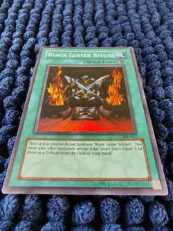 1996 Konami Yu-Gi-Oh! Evolution -Black Luster Soldier & Ritual Holos -SYE-024-25 - Image 11