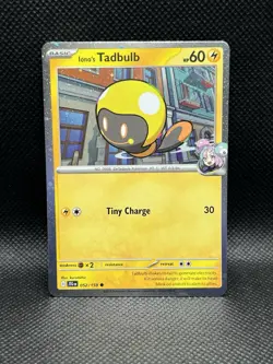 Iono’s Tadbulb 052/159 COSMOS HOLO PROMO Journey Together Pokemon SV09 Foil Card - Image 1