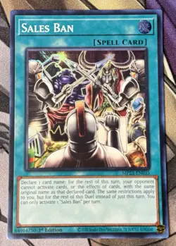 YuGi-Oh! Sales Ban - MP23-EN035 - Super Rare - 1st Edition - LP - Image 1