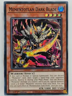 ㊙️ Yu Gi Oh - VASM-EN004 Mementotlan Dark Blade - Super Rare - Image 1