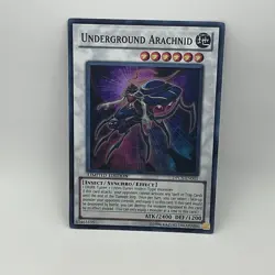 Underground Arachnid DPC5-EN001 Super Rare Limited Edition YuGiOh Card LP - Image 1