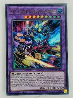 Yu Gi Oh - MZTM-EN021 XYZ-Hyper Dragon Cannon - Ultra Rare - Image 1