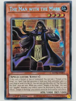 ㊙️ Yu Gi Oh - MZTM-EN001 The Man With The Mark - Secret Rare - Image 3