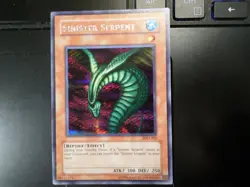 PT12 YUGIOH SINISTER SERPENT SDD-002 SECRET RARE M/NM GAME PROMO - Image 2