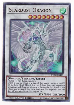 Yugioh - Stardust Dragon - DUPO-EN103 - Ultra Rare  - Limited Edition - Image 1
