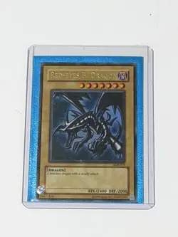 Yugioh Red-Eyes B Dragon LOB-070 Ultra Rare Holographic Holo Card - Image 4