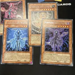 YUGIOH FORTUNE LADY RARE BUNDLE DARK WATER EARTH FIRE WIND PAST - Image 3