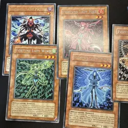 YUGIOH FORTUNE LADY RARE BUNDLE DARK WATER EARTH FIRE WIND PAST - Image 5