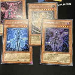 YUGIOH FORTUNE LADY RARE BUNDLE DARK WATER EARTH FIRE WIND PAST - Image 6