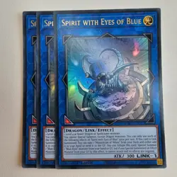 3x Spirit with Eyes of Blue - SDWD - ULTRA Rare - Yugioh Euro Playset - Image 1