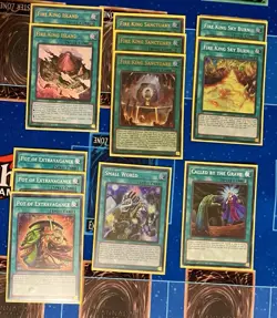 Yugioh Fire King Complete Deck With Extra Deck!! - Image 3