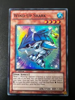 Wind-Up Shark ORCS-EN082 Super Rare 1st Edition Near Mint Yugioh - Image 1