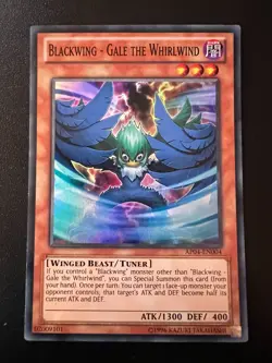 Blackwing - Gale the Whirlwind AP04-EN004 Super Rare Near Mint Yugioh - Image 3