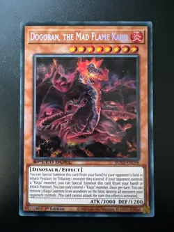 Dogoran, the Mad Flame Kaiju SGX2-ENC08 Secret 1st Edition Near Mint Yugioh - Image 1