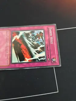 Saber Hole ABPF-EN073 Absolute Powerforce Unlimited LP Super Rare Yugioh Card - Image 3