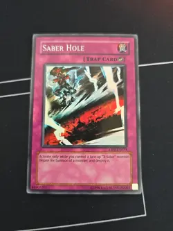 Saber Hole ABPF-EN073 Absolute Powerforce Unlimited LP Super Rare Yugioh Card - Image 6